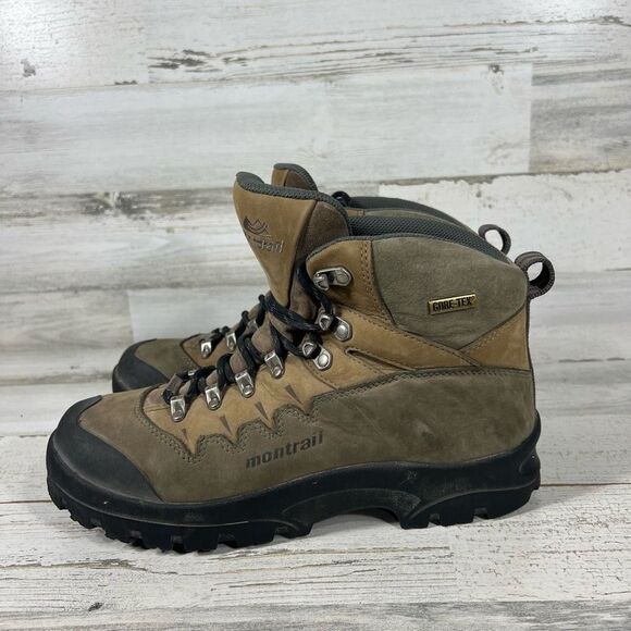 Montrail Womens Gentorx Gore-Tex Waterproof Vibram Hiking Boots Brown Size 10.5‎ - Picture 2 of 8